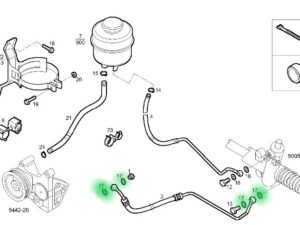 16508260 USZCZELKA PRZEWODU WSPOMAGANIA IVECO DAILY