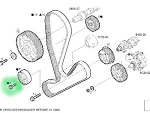 16674734 ŚRUBA ROLKI ROZRZĄDU IVECO DAILY