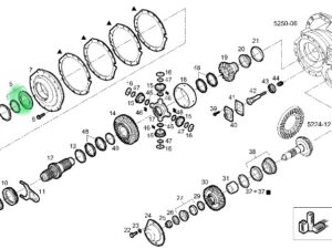 42569664 Uszczelniacz tylnego mostu Iveco Stralis