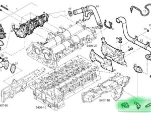 500086682 ZESTAW KRÓĆCY UKŁADU EGR IVECO DAILY
