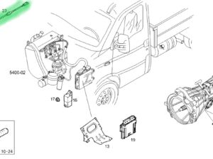 504136956 CZUJNIK POZIOMU OLEJU SILNIKOWEGO IVECO DAILY