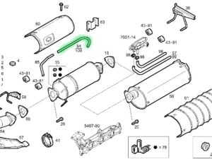 504282140 PRZEWÓD METALOWY FILTRA DPF IVECO DAILY