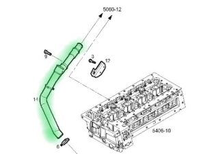 5801554483 PRZEWÓD WODNY IVECO DAILY