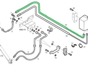 5801576657 GIETKI PRZEWOD SPREZONEGO POWIETRZA IVECO