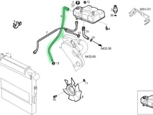 5801617855 PRZEWÓD UKŁADU CHŁODZENIA IVECO DAILY