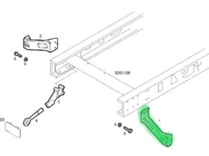 5801667844 WSPORNIK ZDERZAKA LEWY IVECO DAILY
