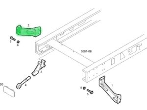 5801667851 WSPORNIK ZDERZAKA PRAWA STRONA IVECO DAILY