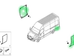 5801821755 LISTWA TYLNA BOCZNA PRAWA/LEWA IVECO DAILY