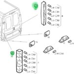 5801890544 SPINKA GUMOWA LAMPY TYŁ IVECO DAILY FURGON