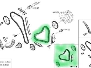 5802009661 ŁAŃCUCH ROZRZĄDU DOLNY 3.0 IVECO DAILY