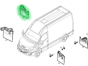 5802362366 CHLAPACZ TYLNY PRAWY IVECO DAILY FURGON