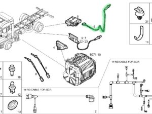 5801587836 CZUJNIK NH3 IVECO STRALIS E6. Numer wycofany