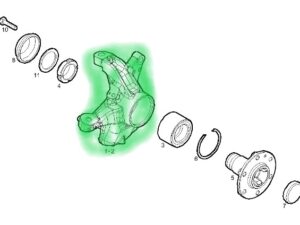 5802418095 ZWROTNICA LEWA PRZEDNIA IVECO DAILY