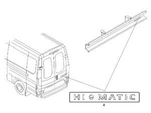 5802742474 NAPIS LOGO HI-MATIC IVECO DAILY 5802116781