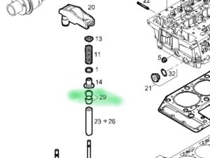 5802809657 ZABEZPIECZENIE ZAWORU ZAMEK IVECO DAILY