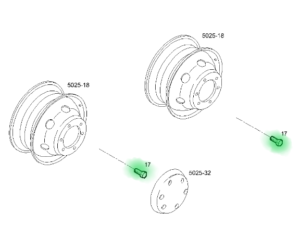 5802812716 ŚRUBA KOŁA IVECO DAILY 35S