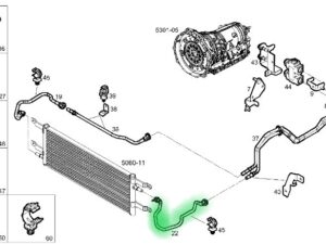 5802831453 PRZEWÓD OLEJU CHŁODZENIA SKRZYNIA AUTOMAT IVECO DAILY