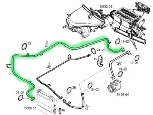 5802840524 PRZEWÓD KLIMATYZACJI Z PRESOSTAT IVECO DAILY