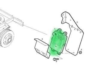 5802915788 MODUŁ ŚWIATEŁ HAKA PRZYCZEPY IVECO DAILY