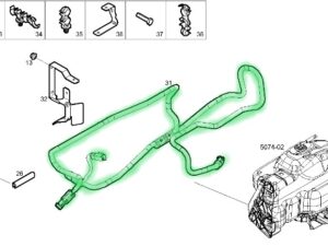 5802963848 PRZEWÓD PODGRZEWACZ AD-BLUE IVECO DAILY 22-