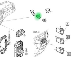 69503446 ELEMENT ZAPALNICZKI IVECO DAILY