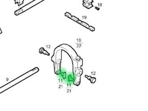 8869722 ŚLIZG PRZESUWKI IVECO DAILY
