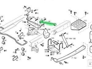 DRĄŻEK ZAWIESZENIA TYLNEGO IVECO DAILY 500315608