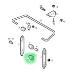 GUMA DRĄŻKA STABILILZATORA TYLNEGO DOLNA 18mm IVECO DAILY 8581022