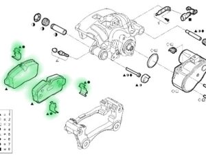 KLOCKI HAMULCOWE TYLNA OŚ IVECO DAILY 35S 19- ELEKTRYCZNY HAMULEC RĘCZNY 42579529