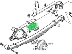 Odbój resoru tylnego Iveco Daily 35C 93803992 – Oryginał