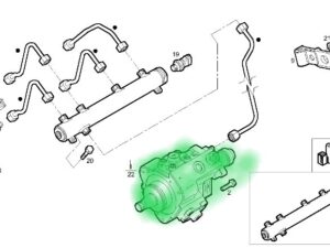 POMPA WYSOKIEGO CIŚNIENIA PALIWA IVECO DAILY 2.3D EURO5 5801439062