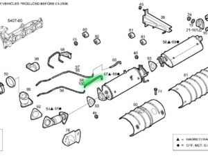PRZEWÓD RURA METALOWA FILTR DPF IVECO DAILY 5801604525