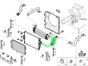PRZEWÓD WODNY DO CHŁODNICY DOLNY IVECO DAILY 3.0D 5801302589