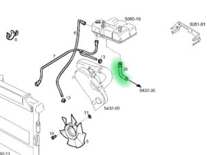 PRZEWÓD WODNY DO ZBIORNICZKA WYRÓWNAWCZEGO IVECO DAILY 5801329084
