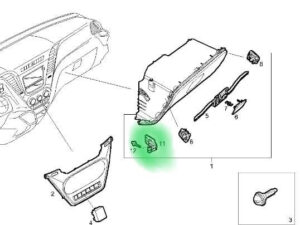 SPINKA MOCOWANIA SCHOWKA CZARNA "L" IVECO DAILY 5801612769