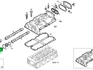 ŚRUBA WAŁKA ROZRZĄDU IVECO DAILY 2.3D 16289934
