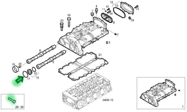 ŚRUBA WAŁKA ROZRZĄDU IVECO DAILY 2.3D 16289934