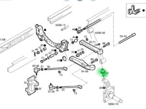 SWORZEŃ WAHACZA PRZEDNIA OŚ IVECO DAILY 35C 50C 70C 5801378063