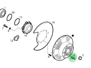 SZPILKA BOLEC TARCZY HAMULCOWEJ IVECO DAILY 7180906