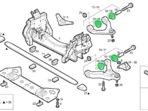 TULEJA SILENTBLOCK WAHACZA PRZÓD IVECO DAILY 35S 504039506