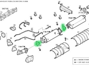 USZCZELKA UKŁADU WYDECHOWEGO TRÓJKĄTNA IVECO DAILY 5801302498