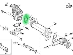 USZCZELKA ZAWORU EGR IVECO DAILY 2.3D 504388657