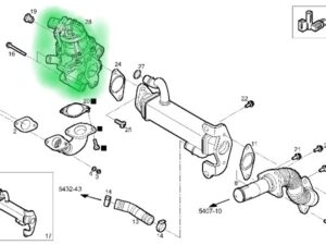 ZAWÓR EGR IVECO DAILY 2.3D 5802531805
