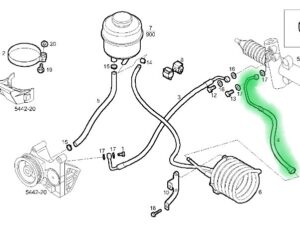 Przewód układu wspomagania IVECO DAILY 5802092820 5801613923
