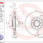 Tarcza hamulcowa przednia oś Iveco Daily 50C 09.9760.10 Brembo