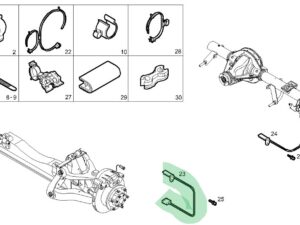 CZUJNIK ABS PRZEDNIA OŚ IVECO DAILY 2006-2019 5801279030