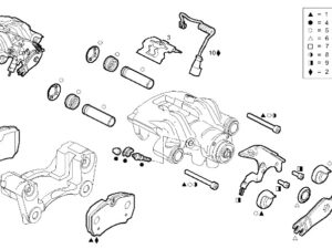KLOCKI HAMULCOWE TYLNA OŚ IVECO DAILY 35S - 503612295