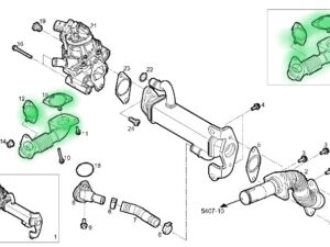 PRZEWÓD SPALIN ZAWORU EGR 2.3D IVECO DAILY | 5802243093