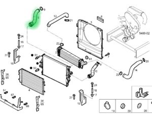 PRZEWÓD WODNY CHŁODNICY GÓRNY IVECO DAILY 5801302588