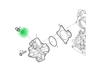 USZCZELKA KRÓĆCA POMPY WODY IVECO DAILY 2022- | 10263360